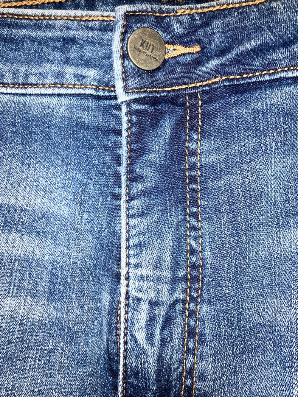 Kut from the Kloth Stitch Fix Womens High Rise Distressed Denim Shorts Blue 16W - Picture 5 of 9